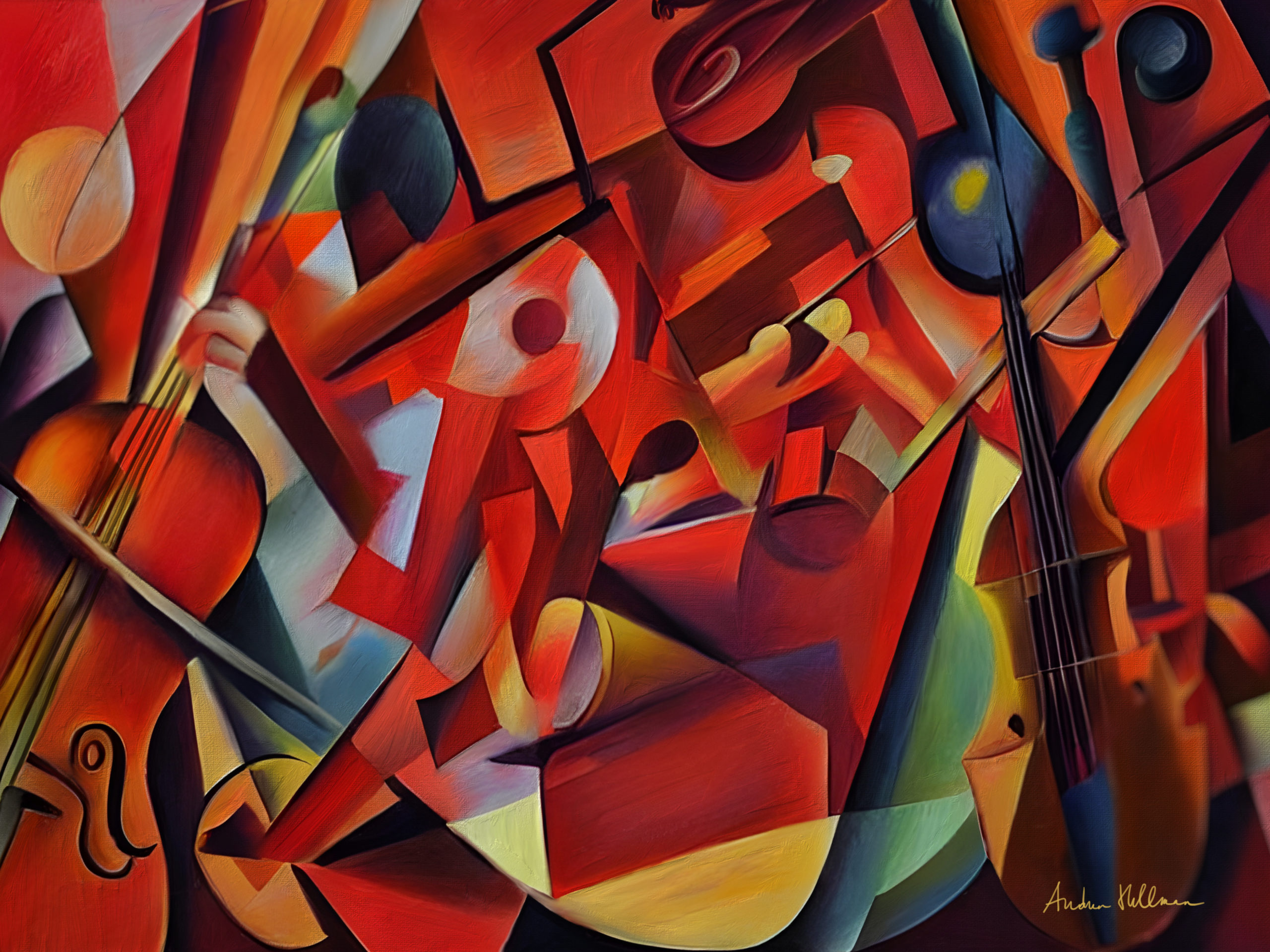 2nd Place: Andrea_Hellman_Orchestra_digitalpainting