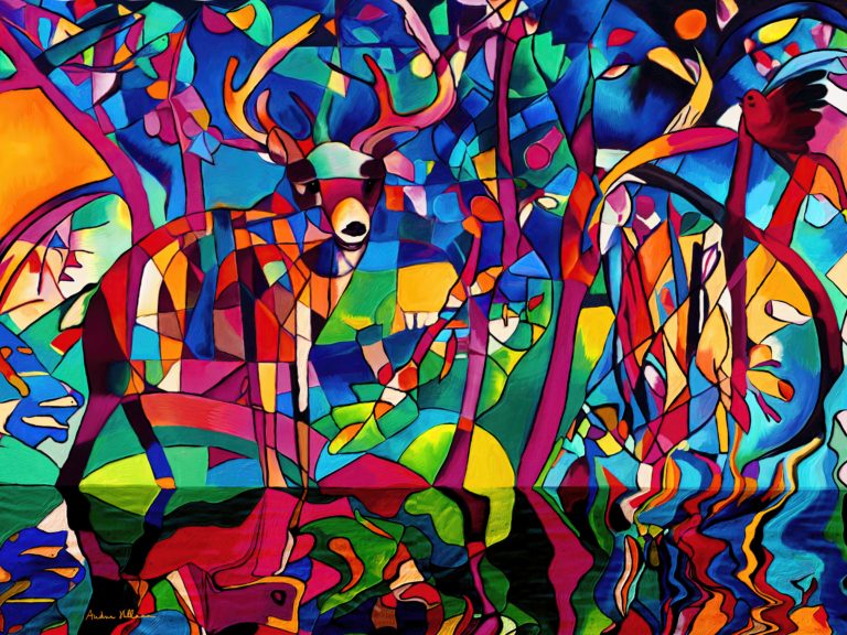 Honorable Mention Andrea_Hellman_October_Night_Digitalpainting