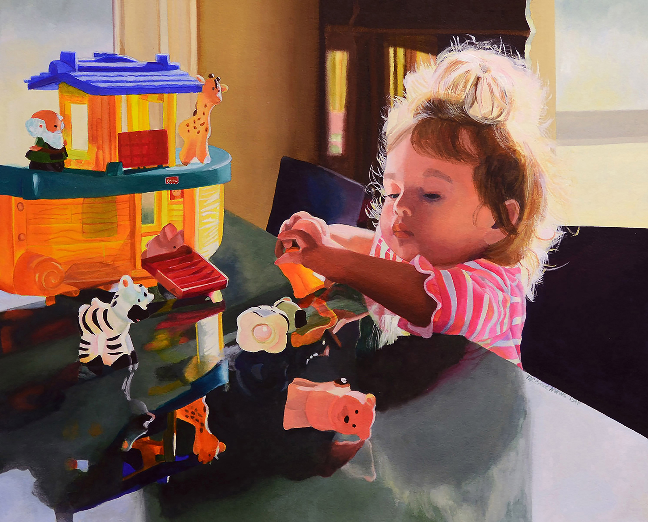 Best in Show - Linda McCord - Two of a Kind - Acrylic on Canvas