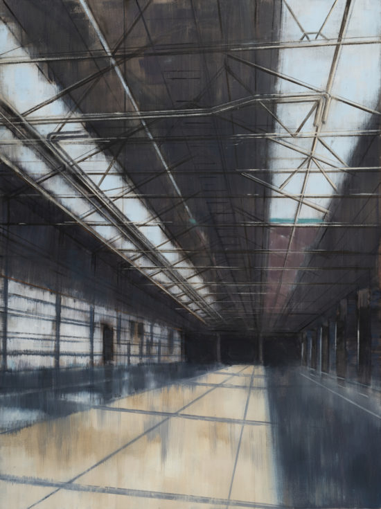 HM Lara Ivanovic Partly demolished factory II, Cleveland, Ohio Oil on Canvas