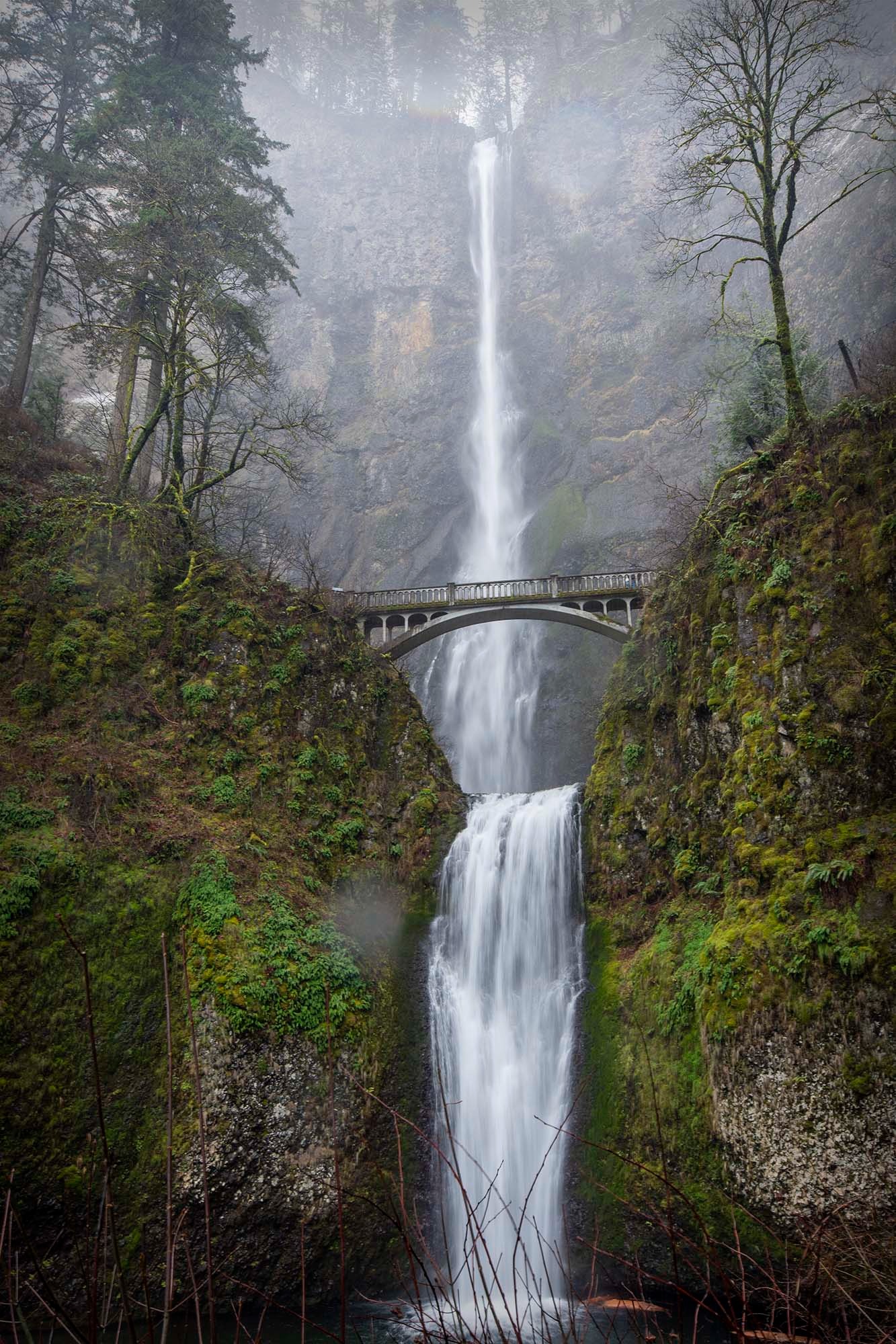 Beth Vander Heiden - Multnomah's Thunderous Whisper, Fine Art Digital Image printed on metallic paper (Moab Slickrock Metallic Pearl)
