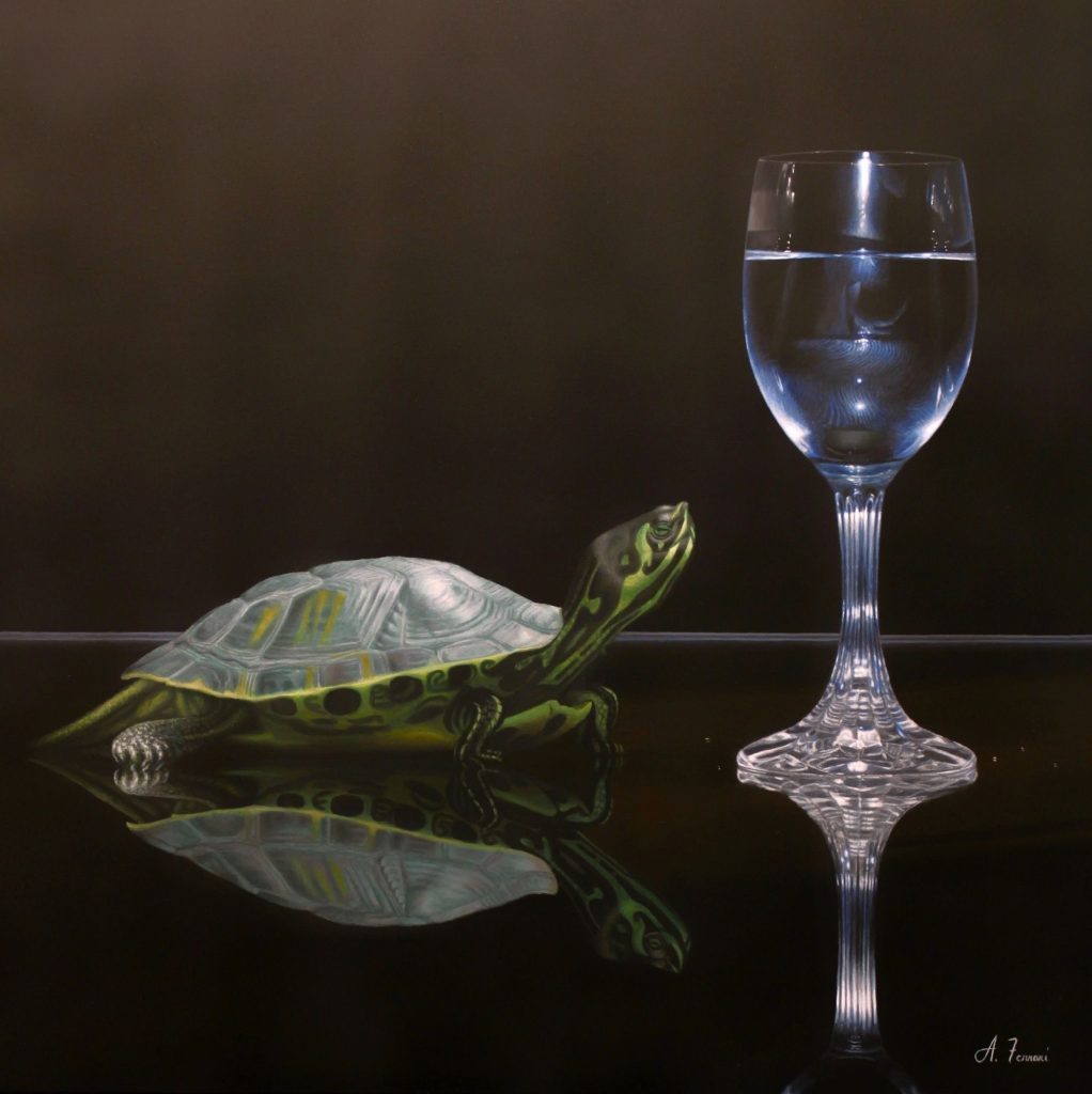 Natural transparency - Acrylic on canvas