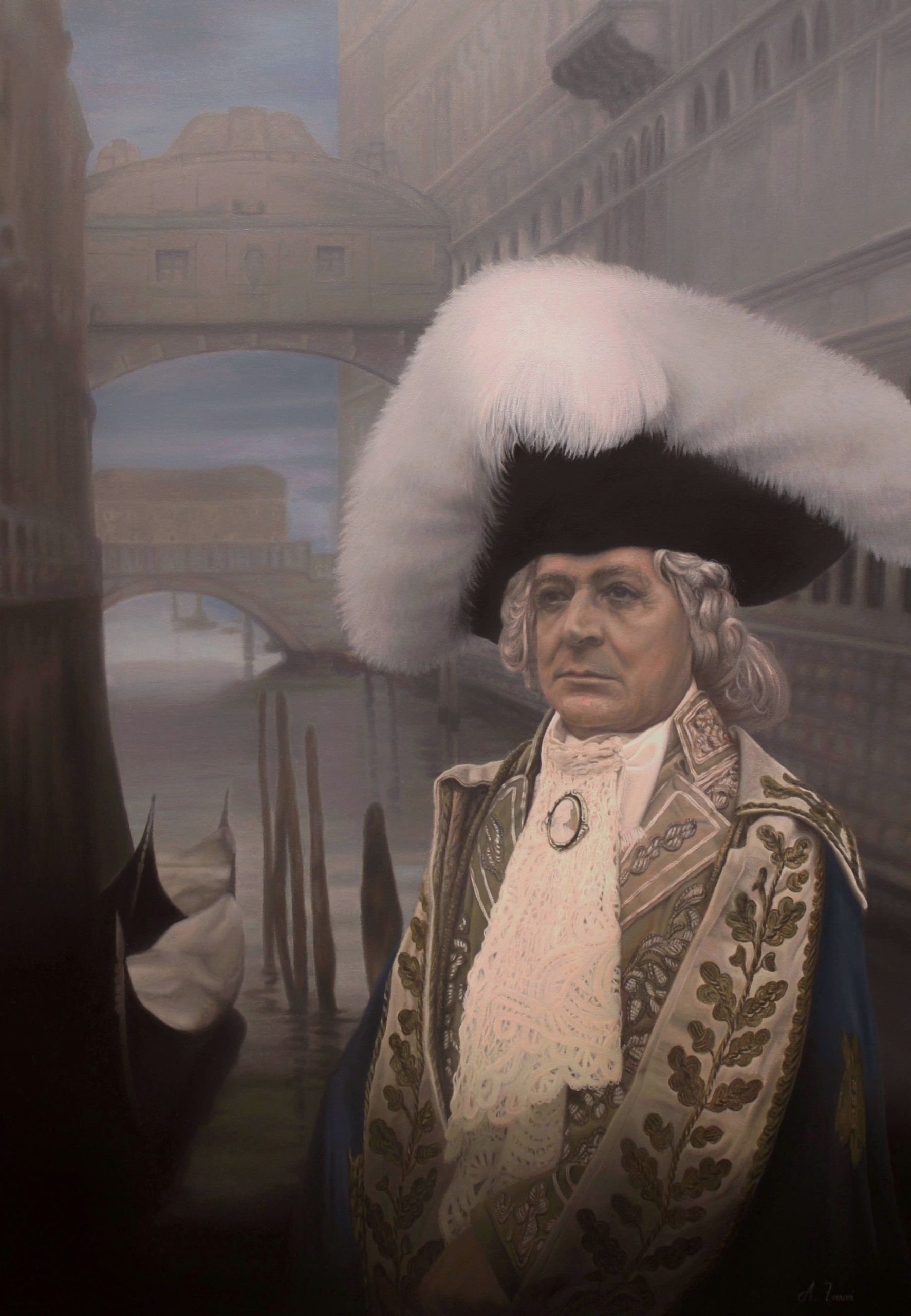 Venice lights - Oil on canvas