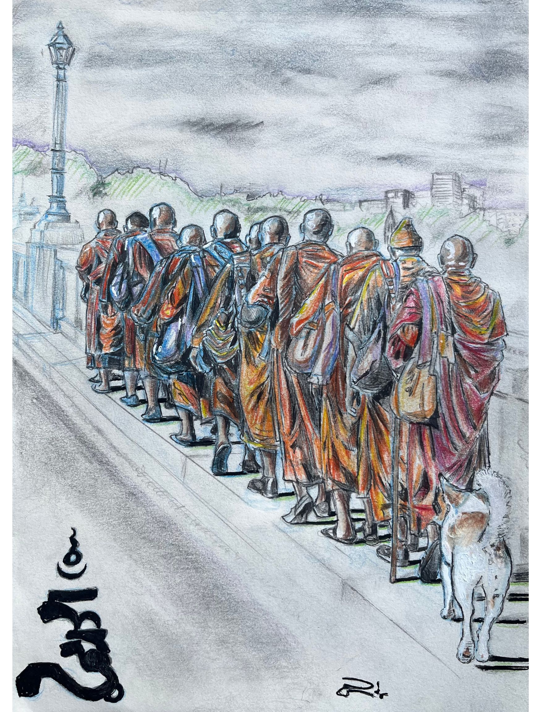 Roberto Cruz - Walk for Peace and Aloka the Peace Dog