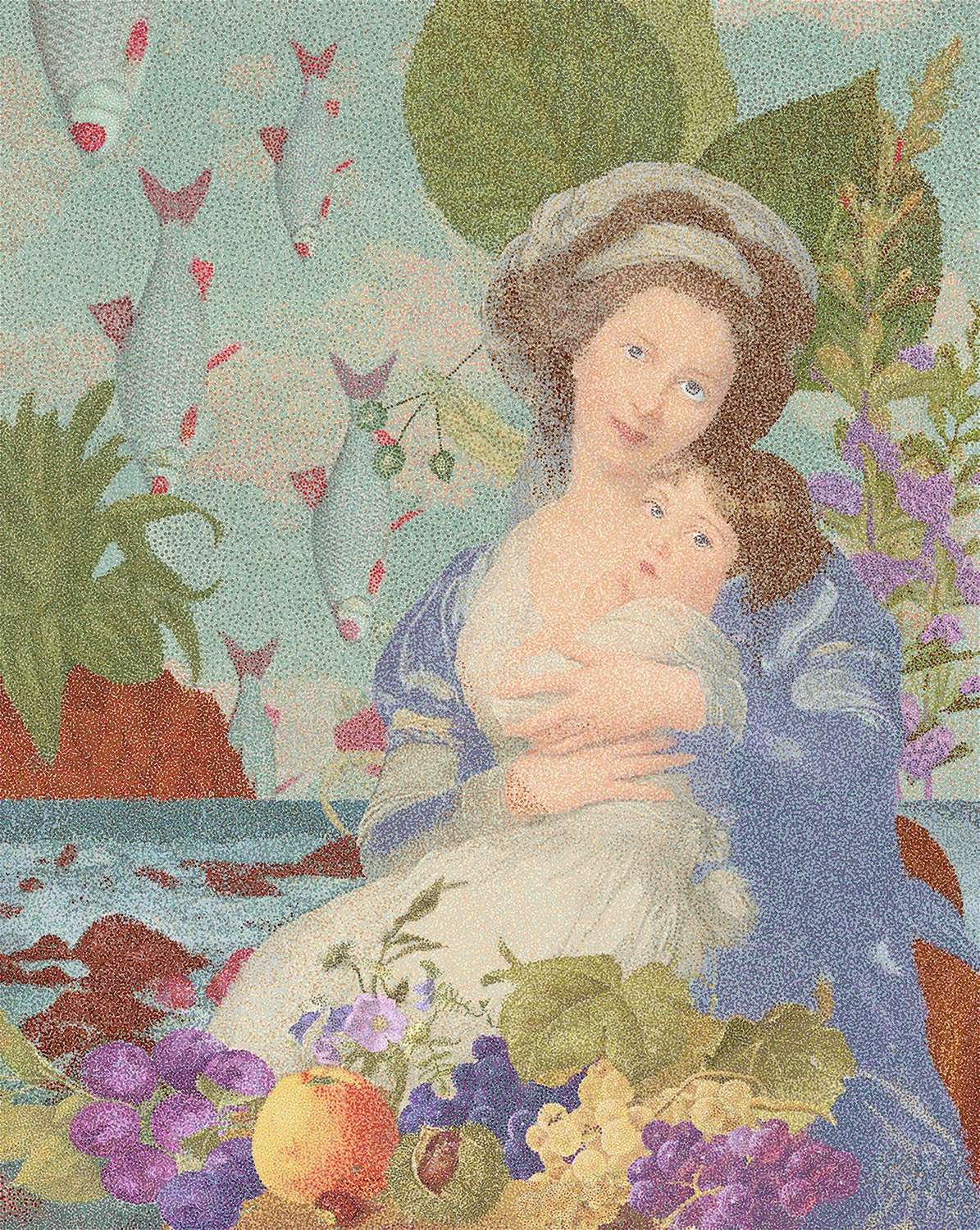 Donna Faranda - Mother and Child by the Sea