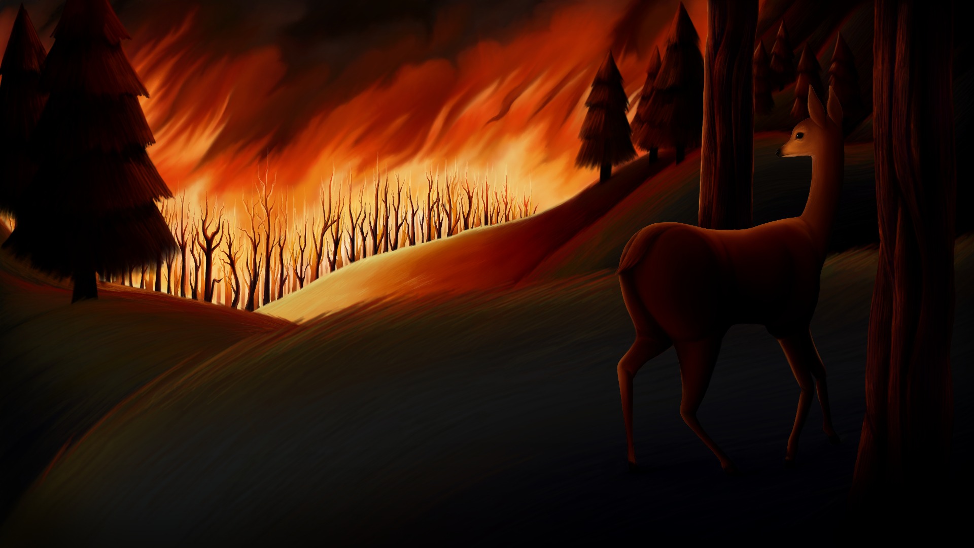 Mariana Vazquez - Forest Ablaze