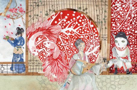 PO-SHU WANG - The Dream of Ancient China - Watercolor painting &Mix media-https://meowflat.com/ PO-SHU WANG - The Dream of Ancient China - Watercolor painting &Mix media-https://meowflat.com/