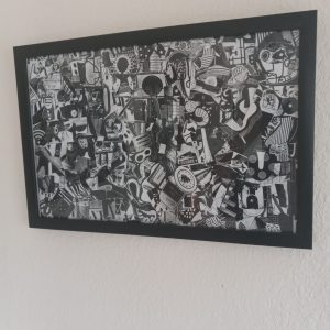 Roderick Schinn
444 #2
Paper collage
$444. Lizoddy52@aol.com