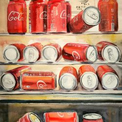 Chien ChuanTe Full of coke Watercolor 15000 https://www.instagram.com/chien_c_t_/