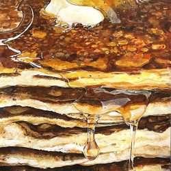 Jessica Jackman Flapjacks Acrylic Paint $500 @jackmanart89