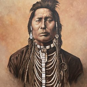 Tony, Two Feather Weldon Chief Thundercloud of the Blackfoot tribe Acrylic $2,800.00 tonyweldon.com