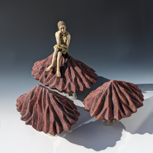 Float Series II - Red clay, White stoneware