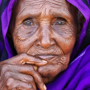 Grandma in Purple - Photography