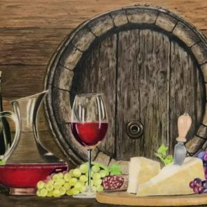 Rochelle Oberholser - Napa Snack, Colored Pencil - https://www.facebook.com/shelley.althouseoberholser