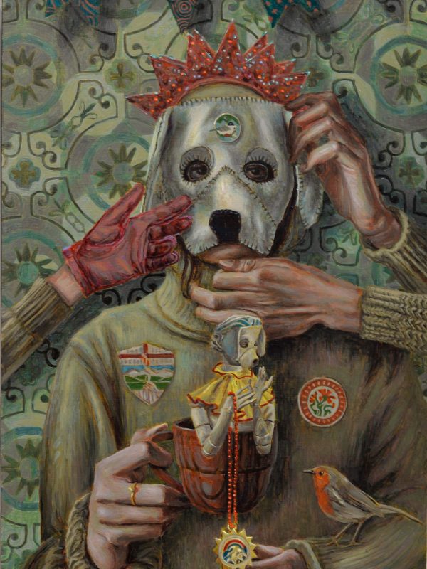 Roland Becerra - See and Hear - Acrylic on Panel - rolandbecerra.com