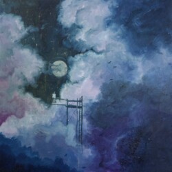 Casey J Maxwell - The Leap, Oil on 36”x36” canvas