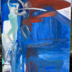 David Jeffery - Andromeda, Oil on Canvas, 48x36"