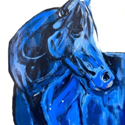 Mel Auberty - Dante Latex on Arches Paper 44x36