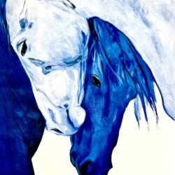 Mel Auberty - Never Let Me Go Oil on Arches Paper