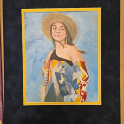 Nathan Begay - Untitled and acrylic paint