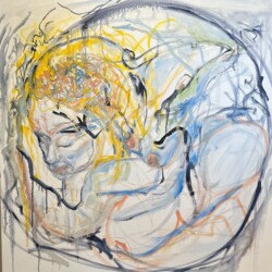Dream Womb - Oil on canvas, 36 x 36 in. - brandacmaholtz.com