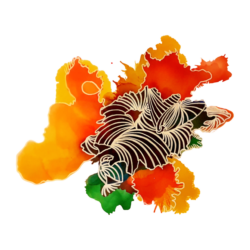 Lucid Flower in Alcohol Ink - https://zealous.co/elliegoodliffe/portfolio/ Ellie Goodliffe