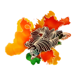 Lucid Flower in Alcohol Ink - https://zealous.co/elliegoodliffe/portfolio/ Ellie Goodliffe