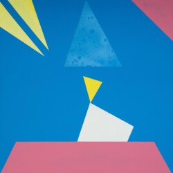 Series 7 # 4 UNTITLED - Latex on Canvas with protective clear coat, 36 X 36 - jopaffgallery.com