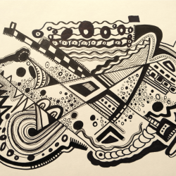 "Motus Animi Continuus" - pen/markers/ink/pencils on paper - https://www.instagram.com/alisa.ili.lisa/ Alisa Sozonyk - "Motus Animi Continuus" - pen/markers/ink/pencils on paper- https://www.instagram.com/alisa.ili.lisa/