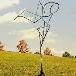 Angel / Forged and painted steel - https://jasonshih.com Jason Shih - Angel / Forged and painted steel- https://jasonshih.com