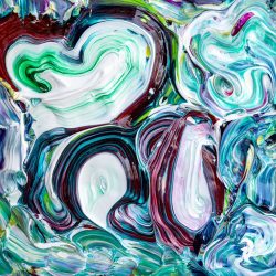 “Mermaid Cafe” Acrylic on Canvas. 10 X 10 2025 Linda De Roche - www.lindaderoche.com Linda De Roche - “Mermaid Cafe” Acrylic on Canvas. 10 X 10 2025 Linda De Roche- www.lindaderoche.com