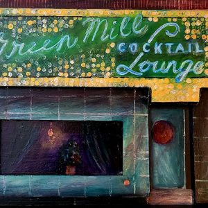 Maria Gedroc - Green Mill, Acrylic and paper