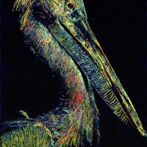 Pterodactyl (Green) - Digital Art - www.bbromart.com Bryan Bromstrup - Pterodactyl (Green) - Digital Art - www.bbromart.com