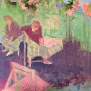 Chair Dance oil on canvas - http://www.joaniekrug@gmail.com Joanie Krug - Chair Dance oil on canvas - http://www.joaniekrug@gmail.com