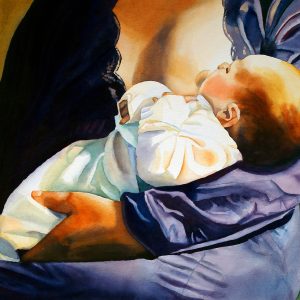 Bonding, transparent watercolor - No Website Linda McCord - Bonding, transparent watercolor - No Website