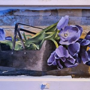 Basket of Tulips, acrylic on glass - https://www.instagram.com/madi_rose.art/profilecard/?igsh=MWlkdTllOThwM2ZvMQ== Madison Solis - Basket of Tulips, acrylic on glass - https://www.instagram.com/madi_rose.art/profilecard/?igsh=MWlkdTllOThwM2ZvMQ==