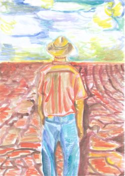 Lost Soul' Medium watercolour on paper - https://helenswann.wordpress.com/ Helen Swann - Lost Soul' Medium watercolour on paper