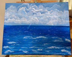 Calm sea after Strom - No Website Maanu Shah - Calm sea after Strom