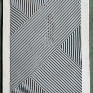Void Stripes #1, Spackle and Watercolor on Wood - No Website David Allen - Void Stripes #1, Spackle and Watercolor on Wood
