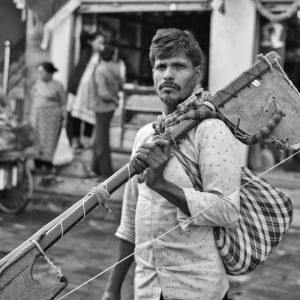 Man with doko, Kathmandu, Archival Pigment Print - www.kharrisphoto.com Kip Harris - Man with doko, Kathmandu, Archival Pigment Print