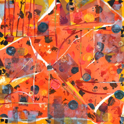 Acquaetta Williams; Nowhere to Go Back To; acrylic,paper,metal,vinyl