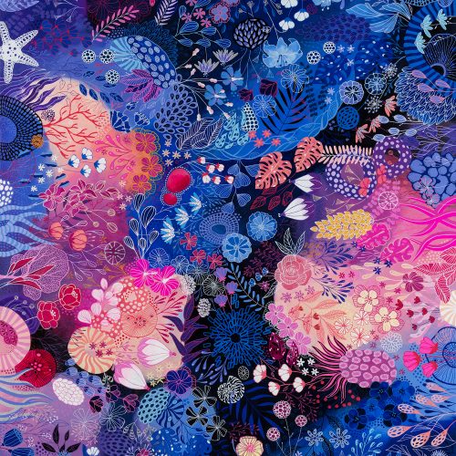 Marcela Nowak; Flowessence 2; Acrylic on Canvas