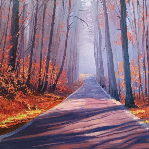 Irina Yushmanova EndorphineArt_Autumn forest_Oil