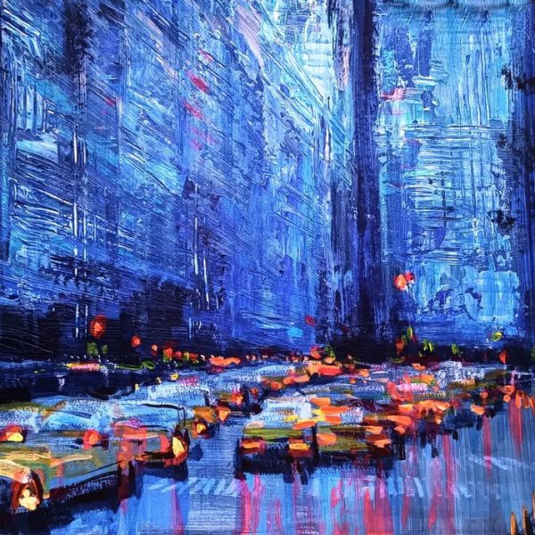 Irina Yushmanova EndorphineArt_The night city_Acrylic