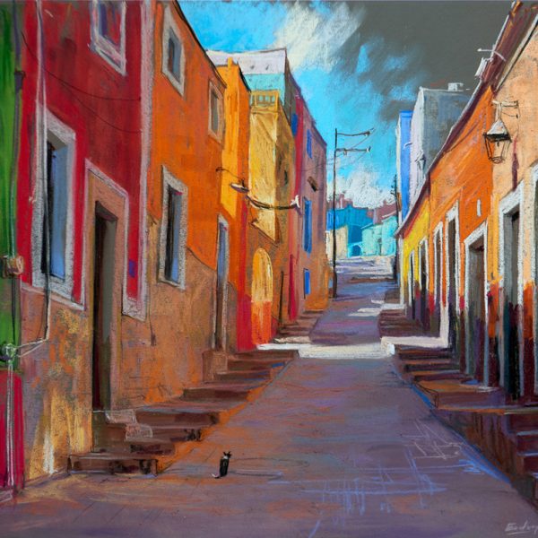 Irina Yushmanova EndorphineArt_The owner of the street_Pastel