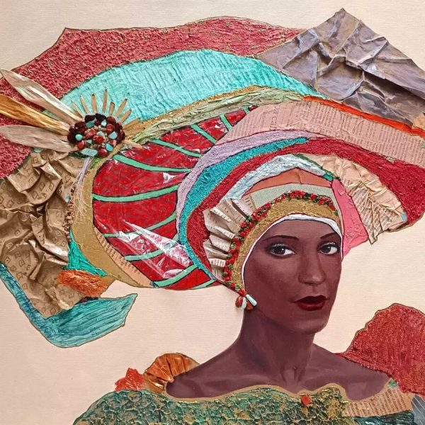 Irina Yushmanova EndorphineArt_The queen of Nigeria_Mixed techniques