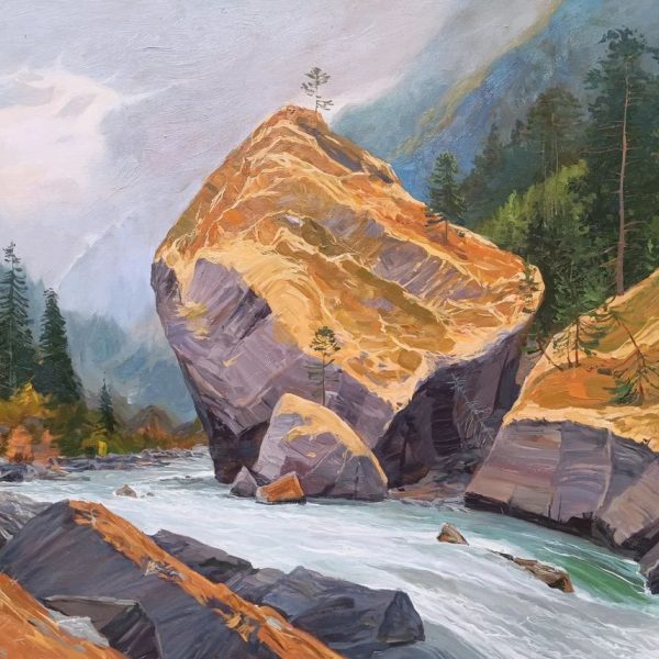 Irina Yushmanova EndorphineArt_The rock_Oil