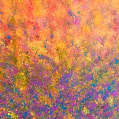 Karen Kanas; Auntie's Garden; Acrylic