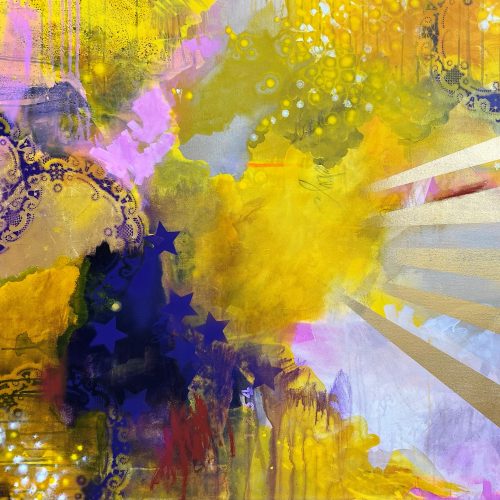 Jennifer Oak; Vivrant Thing; Mixed Media