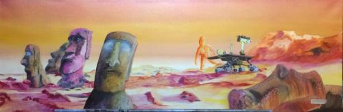 Aaron Smith - Mars Men - Oil - 1200